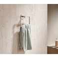 thumbnail image 3 of MIYILI Brushed Stainless Steel Towel Ring Modern Hexagonal Base Bathroom Hand Towel Rack Wall Mounted Towel Holder, 3 of 8