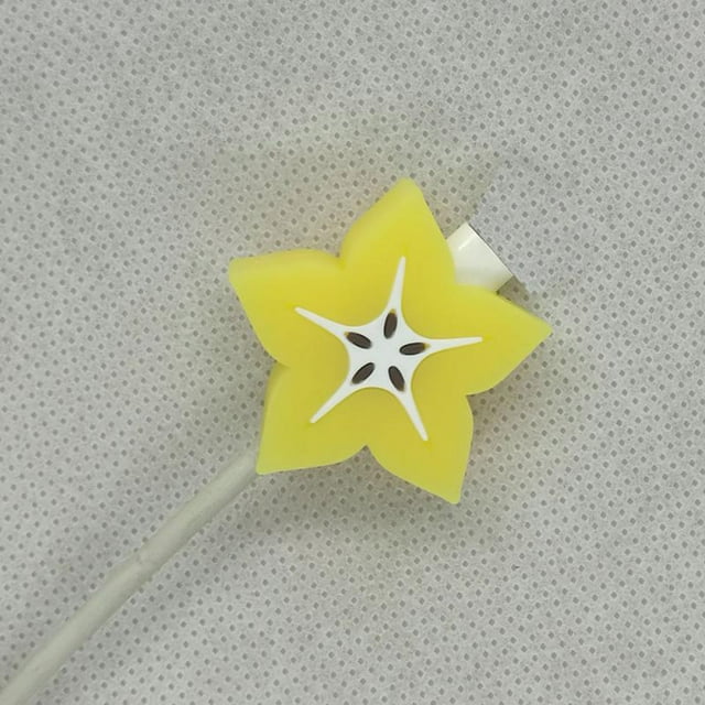 Cute Fruit Cartoon Cable Protector Wire Organizer Bites Winder For USB Charging Cable Protect Earphone Data Line Cover Accessory 01