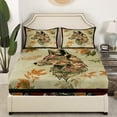 thumbnail image 3 of Erosebridal Safari Wolf Sheet Set Twin, Rustic Farmhouse Bedding Sets Twin Size 3pcs, 3 of 7