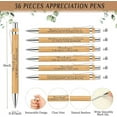 thumbnail image 2 of Yeaqee 36 Sets Employee Appreciation Gifts Bulk Thank You Gift Office Bamboo Pen with Inspirational Cards for Team Coworker Teacher Volunteer Nurse (Your Reminder), 2 of 10
