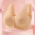 thumbnail image 4 of beishanbush Clothing Bra Under $5 Women Lace Front Button Shaping Cup Adjustable Shoulder Strap Large Size Bra, 4 of 8