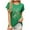 Green, variant on Vintage Floral T Shirts for Women Fashion Boho Graphic Tees Cute Summer Crew Neck Short Sleeve Casual Tops Navy L Womens Previous