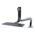 thumbnail image 3 of Ergotron WorkFit Mounting Arm for Flat Panel Display - Polished Black, Polished Black, 3 of 3