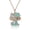 Green, variant on Hello Kitty Red Enamel and Pave Crystal Pendant Necklace Official License, Gold-Tone 16+3 Hello Kitty Necklace, Sanrio Gifts