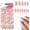 Almond French, variant on Tip Press Nails, 120 count Short Oval Nails Full Cover Nude Press ons with Glue Artificial Short Nails for Women Girls Finger Nails Design