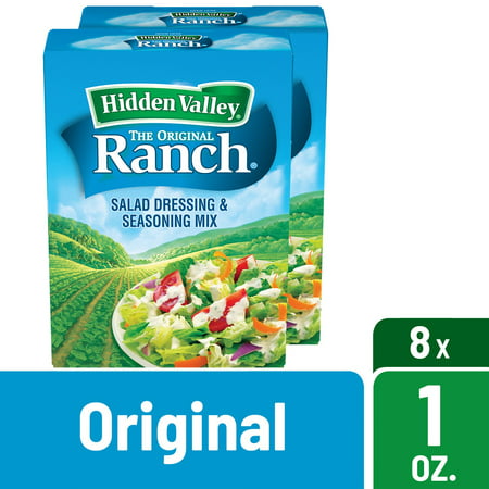 Hidden Valley Original Ranch Salad Dressing & Seasoning Mix, Gluten Free - 8