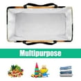 thumbnail image 5 of Fox Large Capacity Reusable Foldable Oxford Cloth Picnic Basket with Storage Bag, Storage Box, and Shopping Bag, 5 of 7