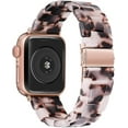 thumbnail image 2 of KOMI Band Replacement for Apple Watch 49mm 45mm 44mm 42mm 41mm 40mm 38mm Women Men Fashion Resin Wirstband Bracelet Strap for iWatch Ultra 2/1 Series 9 8 7 6 SE 5 4 3 2 1, 2 of 5