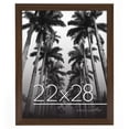 thumbnail image 1 of Americanflat 22x28 Poster Frame in Walnut - Composite Wood with Polished Plexiglass - Horizontal and Vertical Formats for Wall with Included Hanging Hardware, 1 of 10