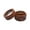 Double brown window, variant on Round Wood Rings Holder Wedding Rings Display Case Jewellery Organiser Storage Chest For Engagement Proposal Anniversary