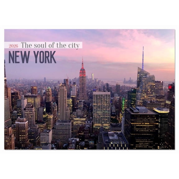 New York – The Soul of the City (Monthly Wall Calendar 2026 11.7 x 16.5 (open)), CALVENDO 14 Month Calendar