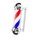 thumbnail image 4 of Poste de luz para barbería, luz de señalización para peluquería, resistente, impermeable, luz de letrero abierto para salón, luz giratoria para salón rojo blanco azul, 4 of 9