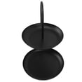 thumbnail image 1 of Round 2 Tier Iron Dessert Rack Fruit Stand for Party Wedding Birthday Home, Artistic Home Decor, Versatile Storage Solution, Double Tier Storage Design, Organize Snacks in Style, 1 of 8