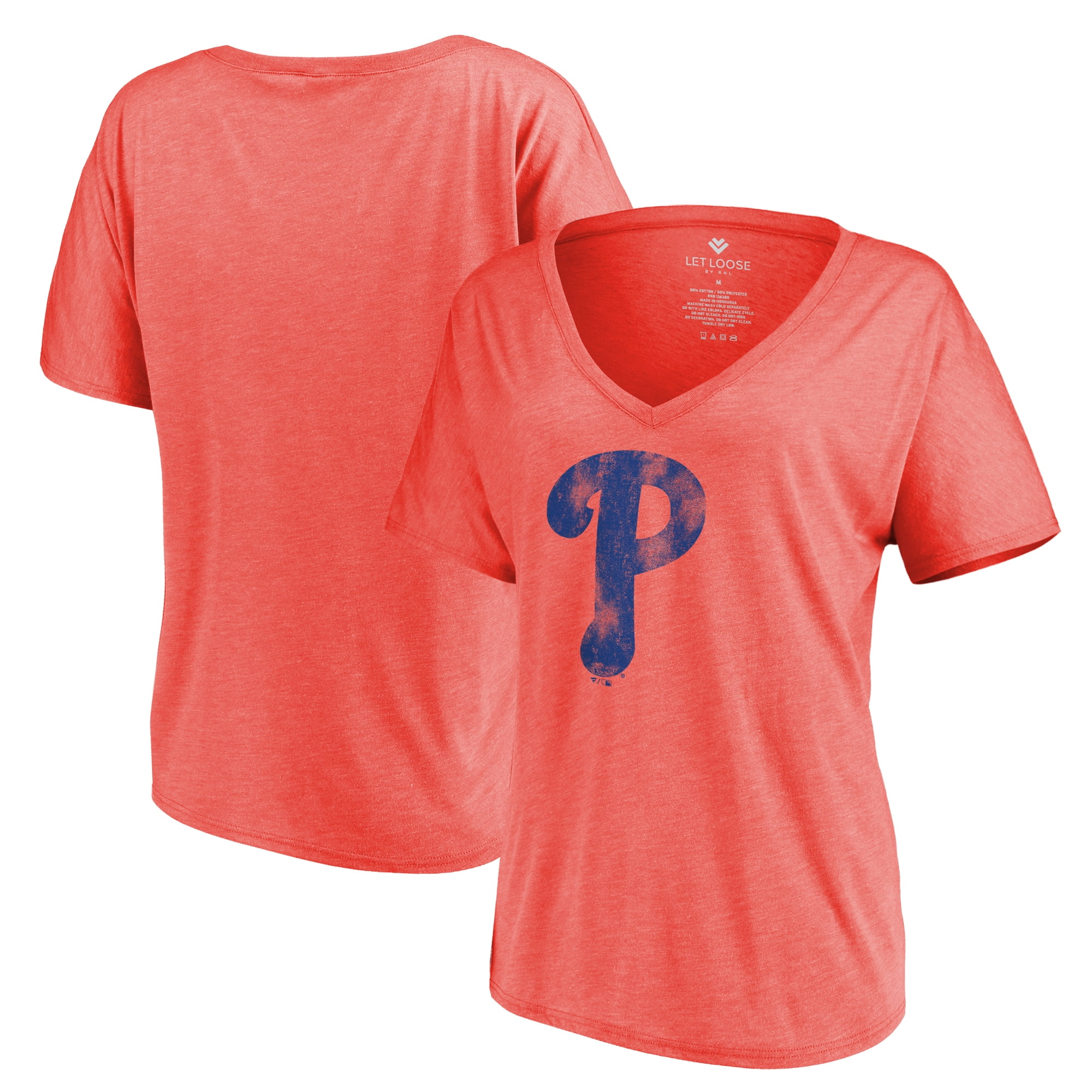 Philadelphia Phillies Let Loose by RNL Women's Distressed Primary Logo