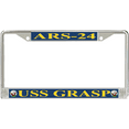 thumbnail image 1 of USS Grasp ARS-24 License Plate Frame, 1 of 1