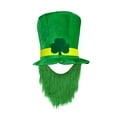 thumbnail image 2 of Sombrero de disfraz Zulema San Patricio con barba verde, 2 of 8