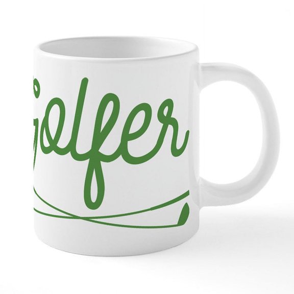 CafePress - Golfer - 20 Oz White Ceramic Mega Mug