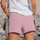 thumbnail image 4 of MKLEKYY Pantalones Cortos Deportivos para Mujer, Moda Femenina, Primavera y Verano, A Rayas, con Cordón, Bolsillos Laterales, Pantalones Cortos Casuales, 4 of 4