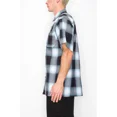 thumbnail image 5 of Victorious Men's Old School Plaid Flannel Short Sleeve Shirts VSS30 - BLUE - XL, 5 of 6