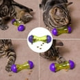 thumbnail image 2 of Interactive Puzzle Cat Feeder Treat Dispensing Toy Slow Feeder for Indoor Cats Kitten Slow Feeders with Bells Inside, 2 of 9