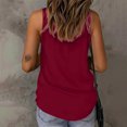 thumbnail image 4 of Xdegoge Cancel Membership Tank Tops for Women Sleeveless Lace Tee Shirts V Neck Summer Tops Fashion Tunic Shirts Loose Fit Dressy Casual Blouses Y2K Going Out Tops Camisetas De Mujer, 4 of 7