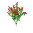 thumbnail image 2 of Paokuoon Artificial Flower Realistic Artificial Flower Bunch Weather resistant Non fading Cherry Pepper Simulation, 2 of 7