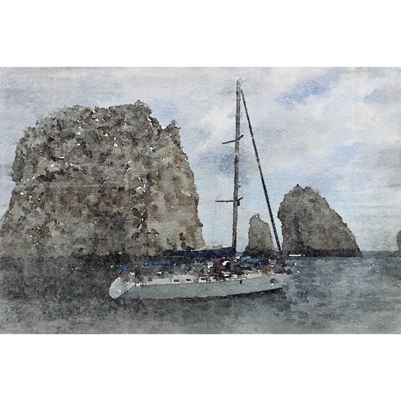 "Adventure 3" Painting Print on Wrapped Canvas