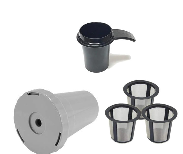 3-Pack Reusable K-Cup Pods: Eco-Friendly Refillable Coffee Filters For Keurig Brewers