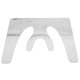 thumbnail image 4 of Dental Maxillary Plane Plate Stainless Steel Occlusal Bite Plane Plate Dental Accessory, 4 of 5