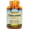 Sundown Naturals Cinnamon 1000mg Capsules, 200 ea (Pack of 4)