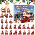 thumbnail image 1 of 2025 Advent Calendar Set Featuring 24 Unique Two- Flat Boots With Exquisite Lifelike Printed Designs For Festive Holiday Countdown Celebrations, 1 of 6