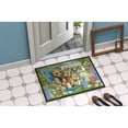 thumbnail image 2 of Springtime Teddy Bears in Flowers Doormat 24x36, 2 of 4