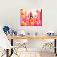 thumbnail image 5 of Picia Digital Nomad Pink Landscape Pattern Decorative Picture – Unique Wall Art, Modern Canvas Print for Trendy Interiors (Horizontal), 5 of 6