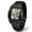 Black steel color (steel band), variant on Men's Quartz Skeleton Wrist Watch, Luxury Rose Gold Square Business Dress Watch with Brown Leather Strap