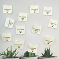 thumbnail image 3 of GIXUSIL 100 Pieces Handmade Fabric Tags, Clothes Labels, Handmade Fabric Labels, Embroidered Fabric Labels Tags, Handmade Sewing Labels for DIY Decor (Off White), 3 of 7