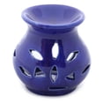 thumbnail image 1 of Benzara BM113370 Handmade Ceramic Oil Diffuser & Warmer, Royal Blue, 1 of 1