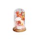 thumbnail image 1 of Cateissary Decor The Beautiful the Beast Immortal Rose Cover Ornament Flor seca Día Cumpleaños Regalo de boda, Decoración de flores. Decoración del hogar champán 15x22cm, 1 of 6