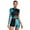 Light Blue, variant on Latin Dance Leotard for Women One Piece Sequin Metallic Rompers Gymnastics Bodysuit Light Blue S