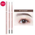 thumbnail image 1 of Lápiz de cejas ultrafino de doble punta, 1,5mm, giratorio automático, Natural, resistente al agua, lápiz de cejas profesional de larga duración, maquillaje, 1 of 5