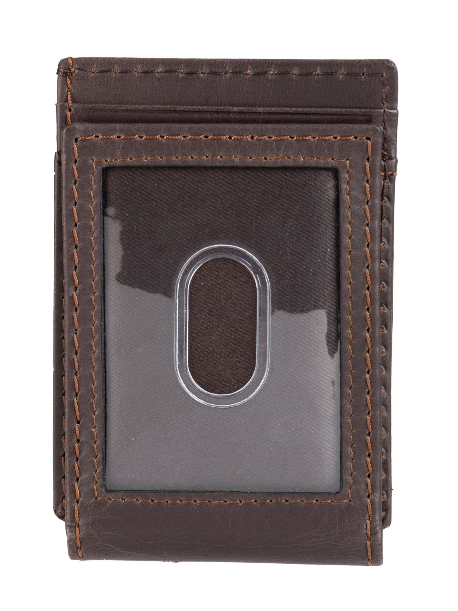 Genuine Dickies Men's RFID Front Pocket Wallet, Brown photo 2