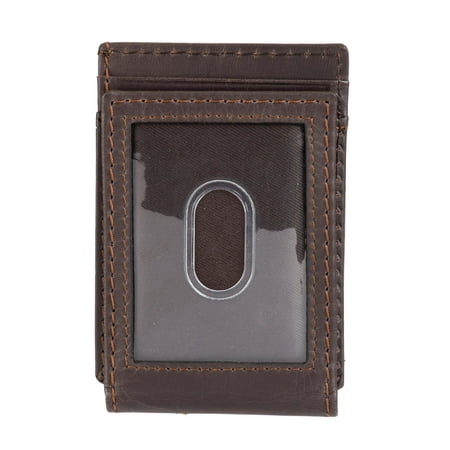 Dickies - Genuine Dickies Men's RFID Leather Magnetic Front Pocket ...