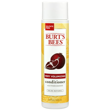 Burt's Bees Very Volumizing Pomegranate Conditioner, Sulfate-Free Conditioner - 10 (Best Shampoo And Conditioner For Black Natural Hair)