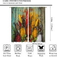 thumbnail image 2 of Spicy Curtains for Kitchen,Vegetable Fruit Country Style Curtains for Bedroom Farmhouse Decor,Cooking Theme Farm Drape 2 Panel Sets,42x54 Inch, 2 of 6
