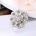 thumbnail image 4 of Elegant Rhinestones Decorative Buckle Belt Accessories Elegant Conchos for Various Outfits Leather Goods Decoration 3PCS, 4 of 5