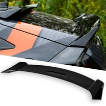AMERICAN MODIFIED Rear Roof Wing Spoiler Glossy Black for 2017-2021 Honda Civic Hatchback 5Dr