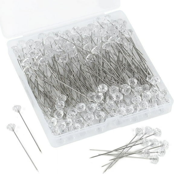 Flower Corsage Bouquet Pin 2 Inch Floral for Rhinestone Bridal Accessories DIY Craft Sewing B