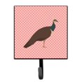 thumbnail image 1 of ""Caroline'S Treasures Indian Peahen Peafowl Pink Check Gancho De Pared Pequeño Multicolor"", 1 of 1