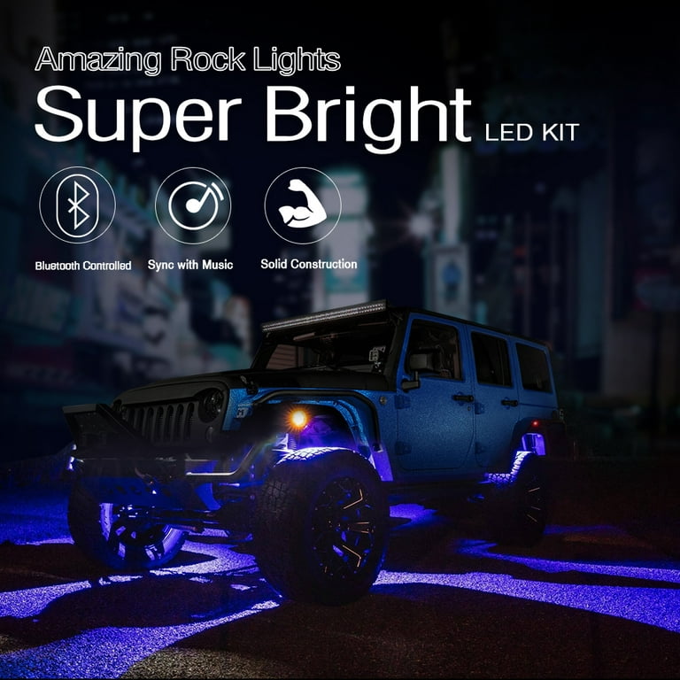 12V Utility/Rock White LED Light, 2 Pack