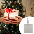 thumbnail image 4 of Unique Bargains 1 Pc Square Luggage Tag for Travelling Gray Polyurethane, 4 of 5