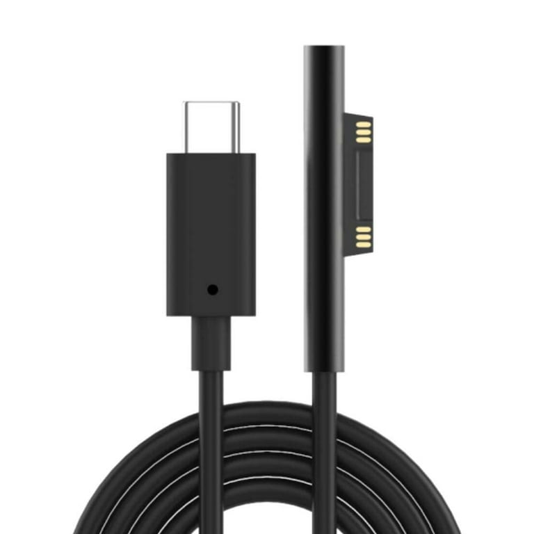 glide Løb Incubus Microsoft Surface Connect to USB-C PD 15V Charging Cable Compatible for  Microsoft Surface Pro Series, Surface Book - Walmart.com